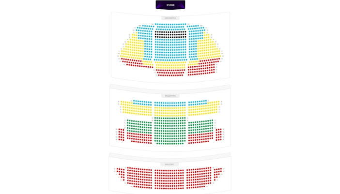 St. James Theatre Seating Chart