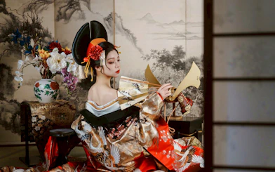 Dazaifu Oiran Makeover Experience With Hair, Makeup and Professional Photoshoot