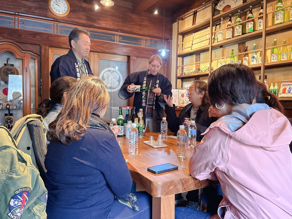 aichi: yamada shuzo sake fabrikası turu ve tadım etkinliği-1
