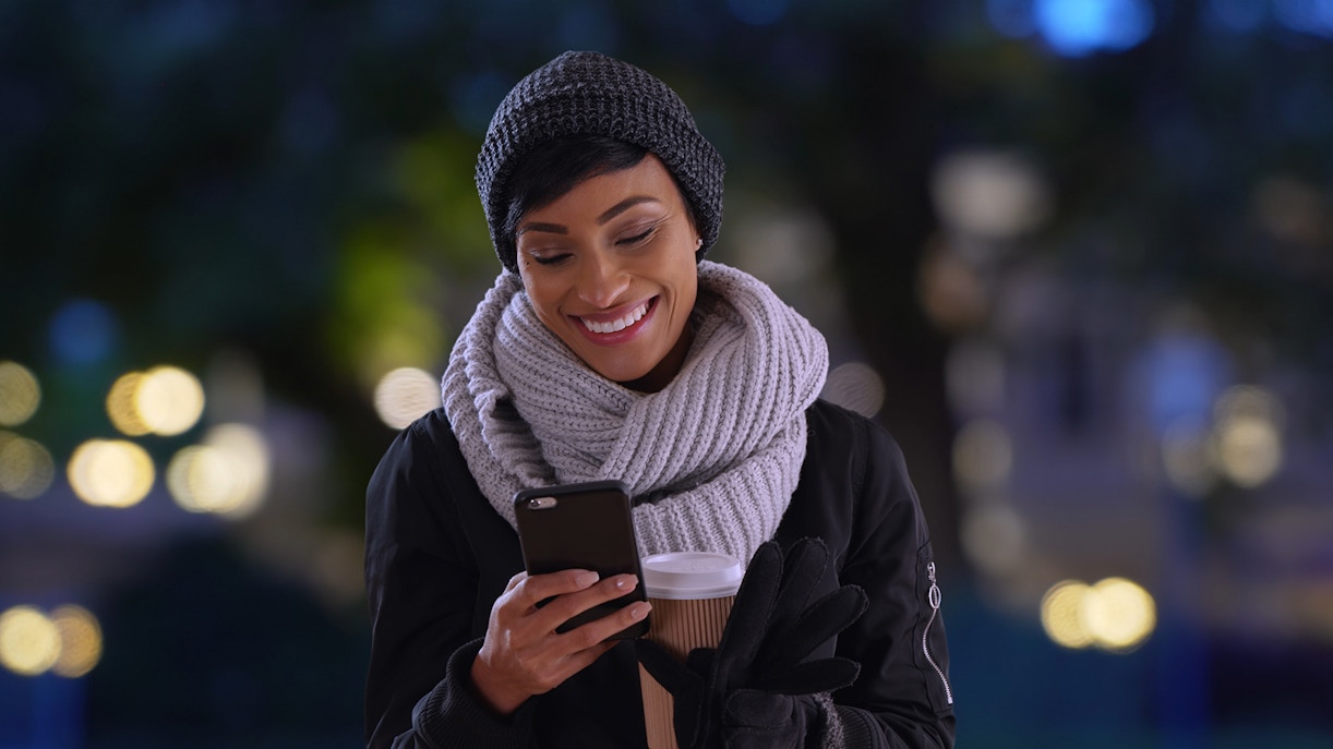 Person in winter clothing