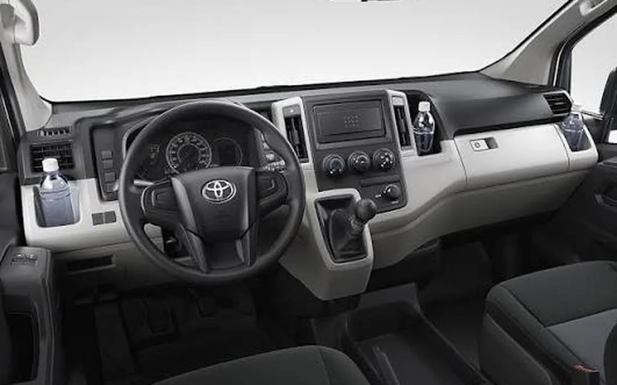 Interior of a private transfer vehicle for Luxor to Hurghada route.