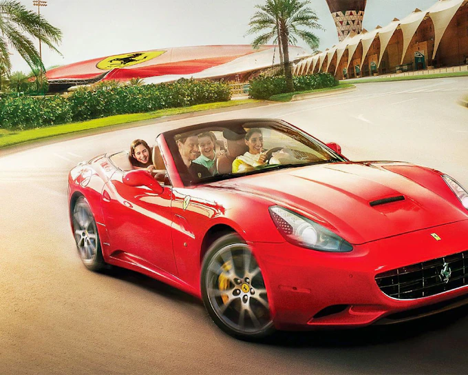Ferrari World Abu Dhabi Driving Experiences with Free Photos & Videos