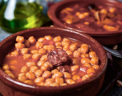 Carcamusas (Spicy Chickpeas)