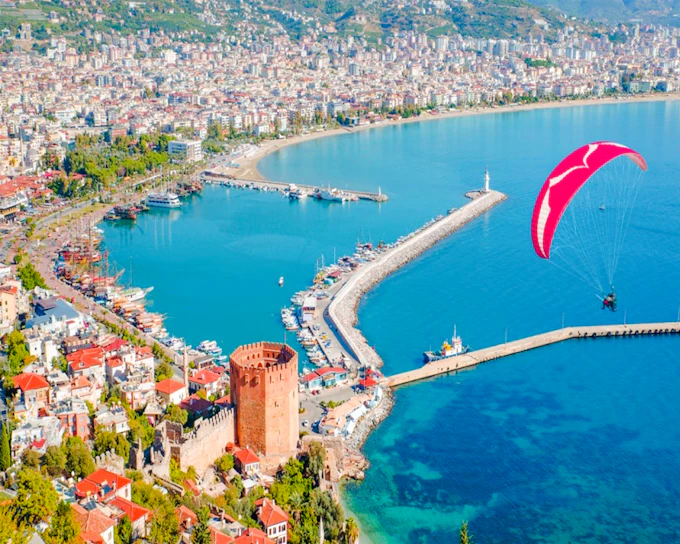 Alanya Tandem Paragliding with Hotel Transfers