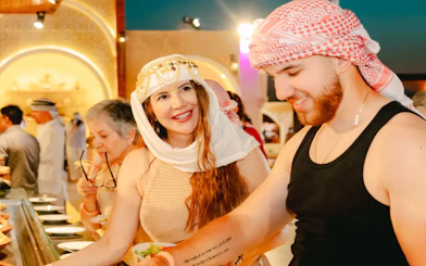 Dubai Evening Desert Safari with 4x4 Dune Bashing, BBQ Dinner, Live Shows & Hotel Transfers