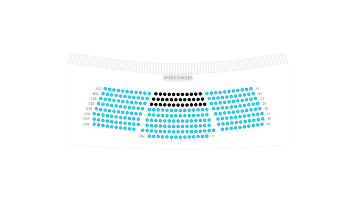 Cambridge Theatre Royal Circle Seating Plan