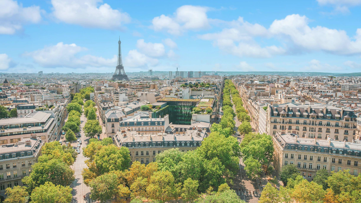Arc de Triomphe rooftop