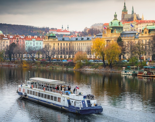 Vltava River Cruise - This is a Photograph of Vltava River Cruise
