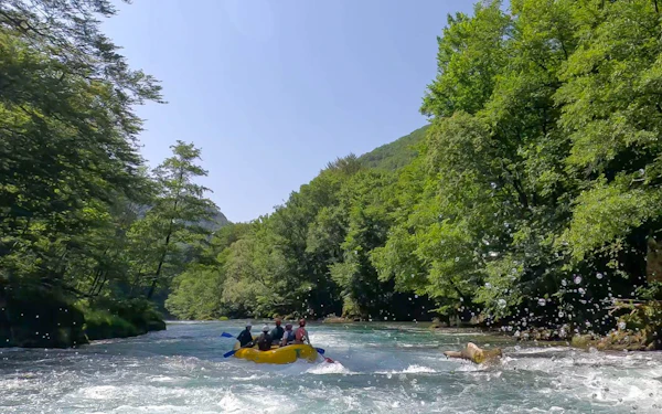 Epic Una whitewater rafting in Croatia