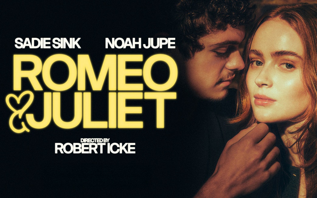 Romeo and Juliet West End show poster with lead actors.