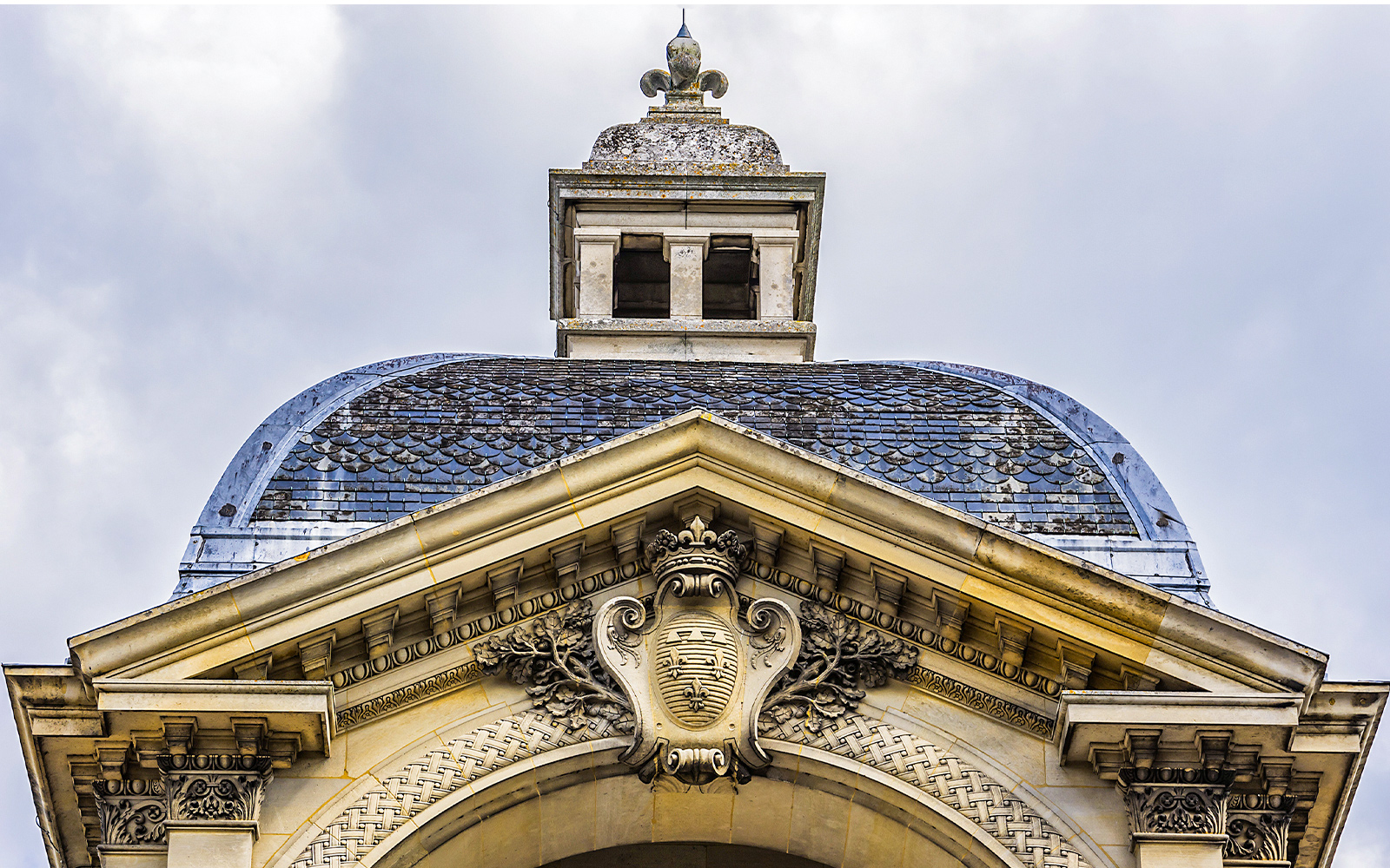 Architectural fragments of Chateau de Chantilly