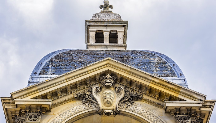 Architectural fragments of Chateau de Chantilly