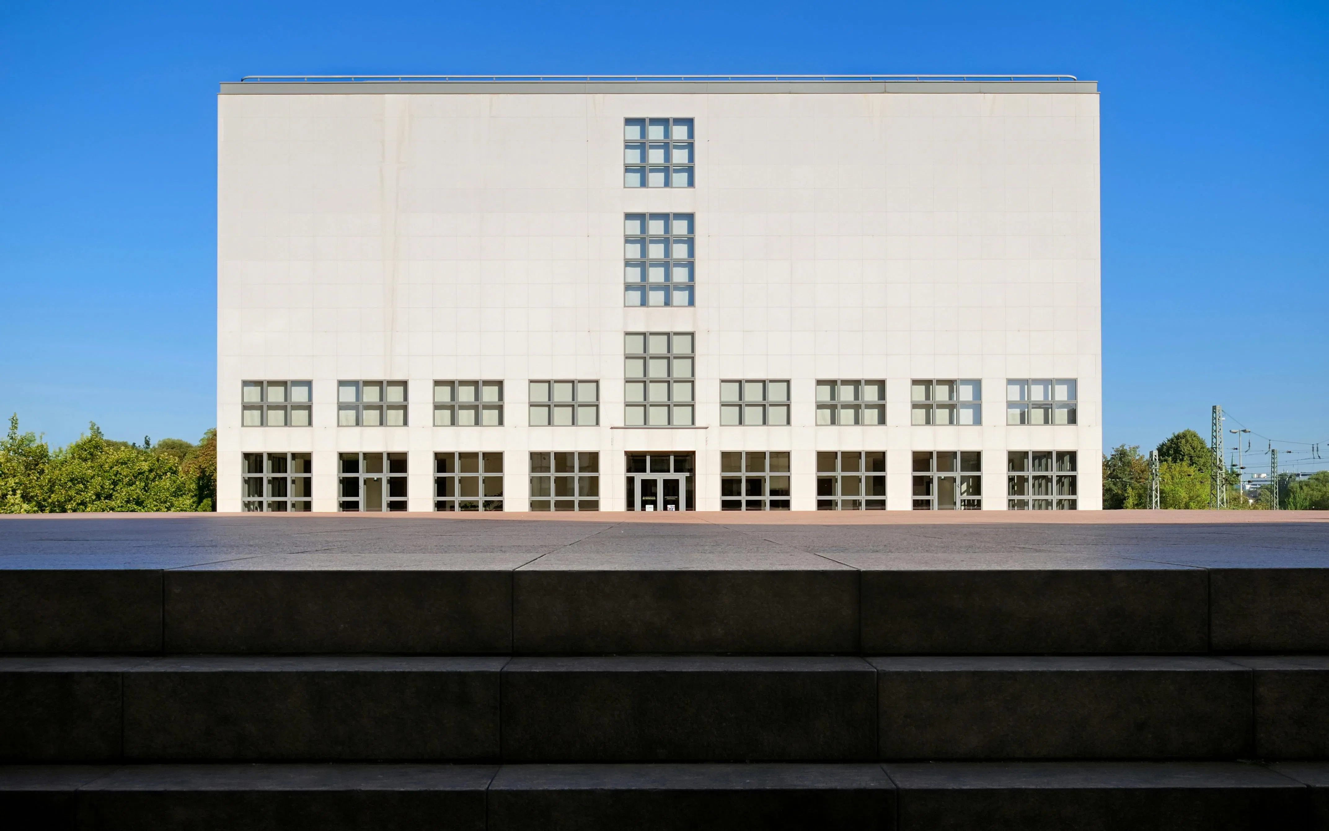 Galerie der Gegenwart building facade at Hamburger Kunsthalle, Hamburg.