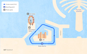 fra dubai marina: 2-timers dhowcruise med middag og live underholdning-3