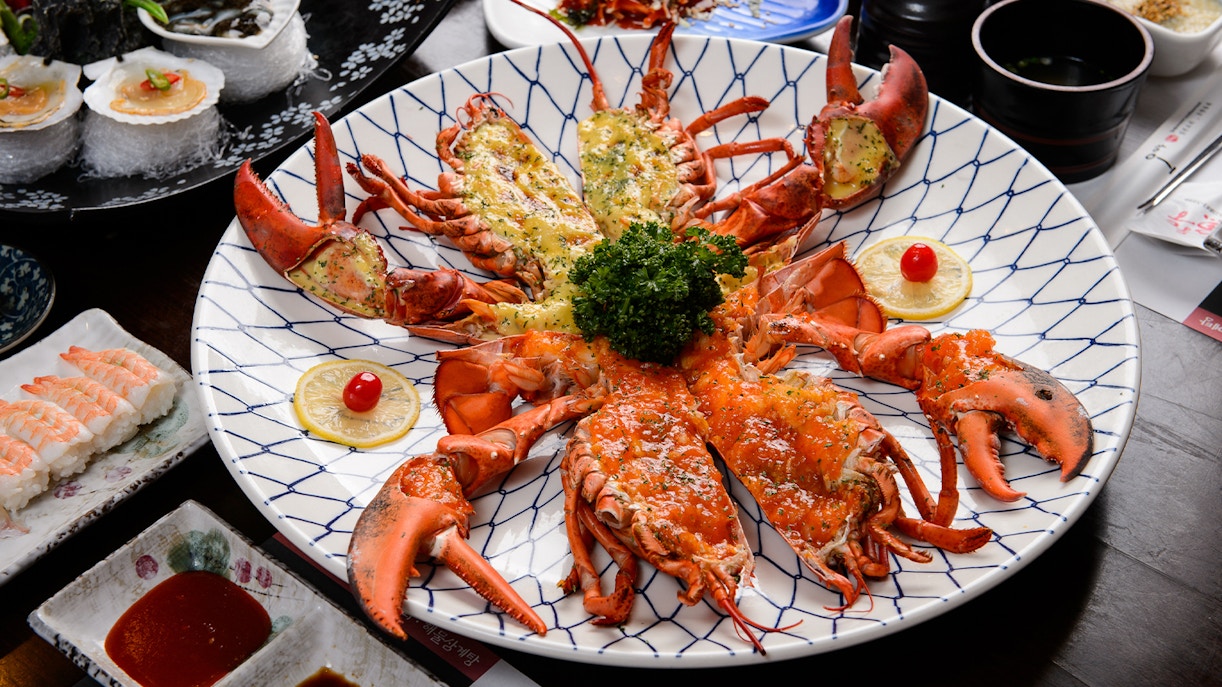 seafood at Madeira's restaurants