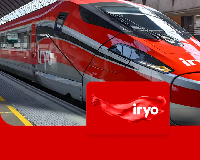 iryo One-Way Tickets: Barcelona Sants to/from Madrid Atocha