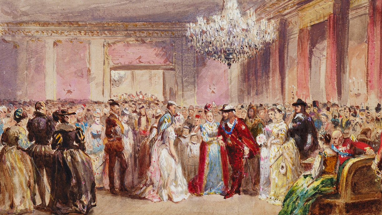 Edwardian art and artifacts displayed in King's Gallery, Buckingham Palace, London exhibition.