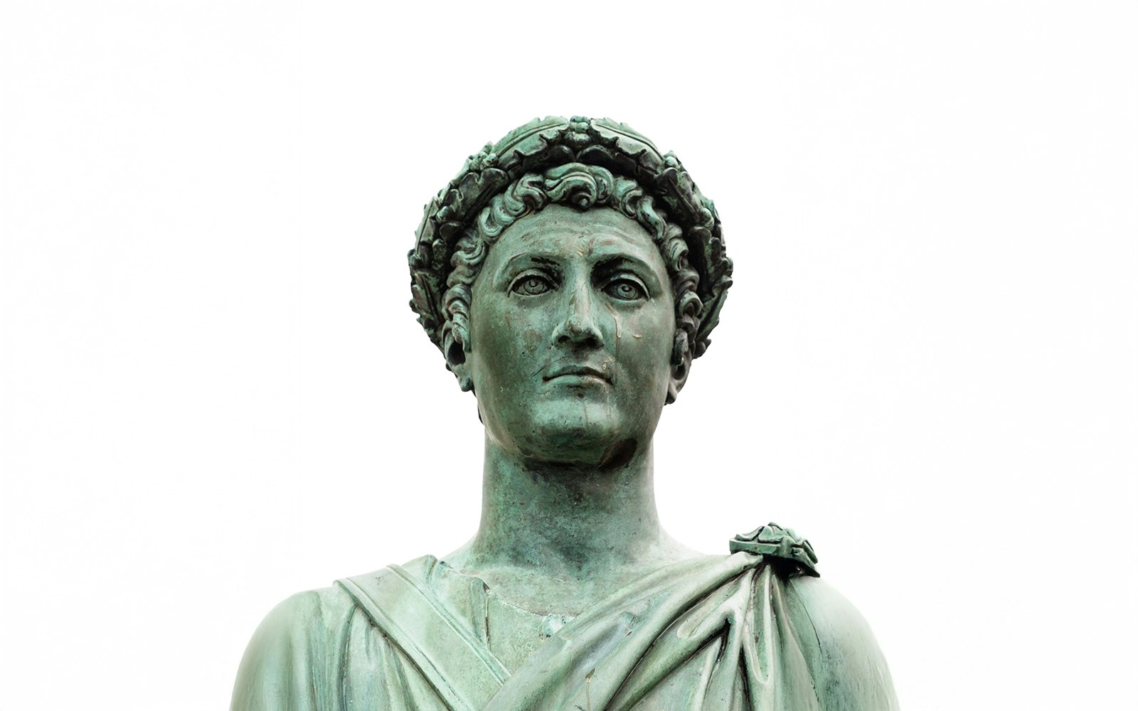 Statue of Armand-Emmanuel, Duke of Richelieu, in historical attire.