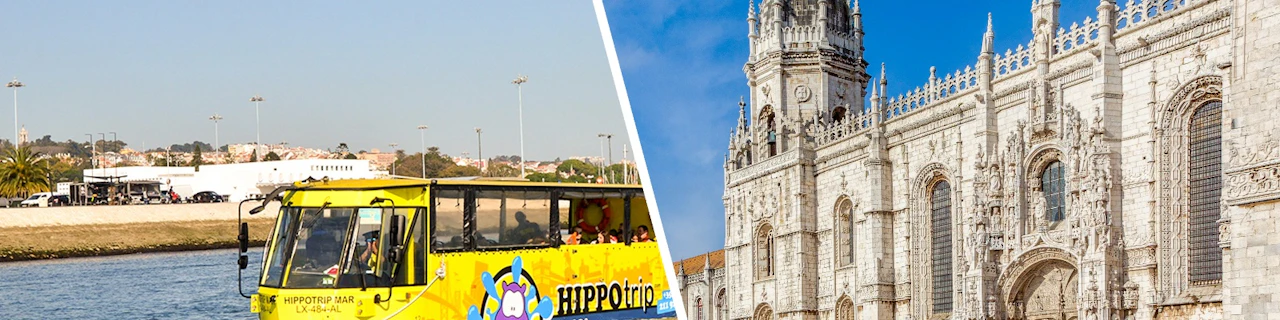 Ingresso al monastero dos Jerónimos con il tour panoramico di Lisbona di HIPPOtrip