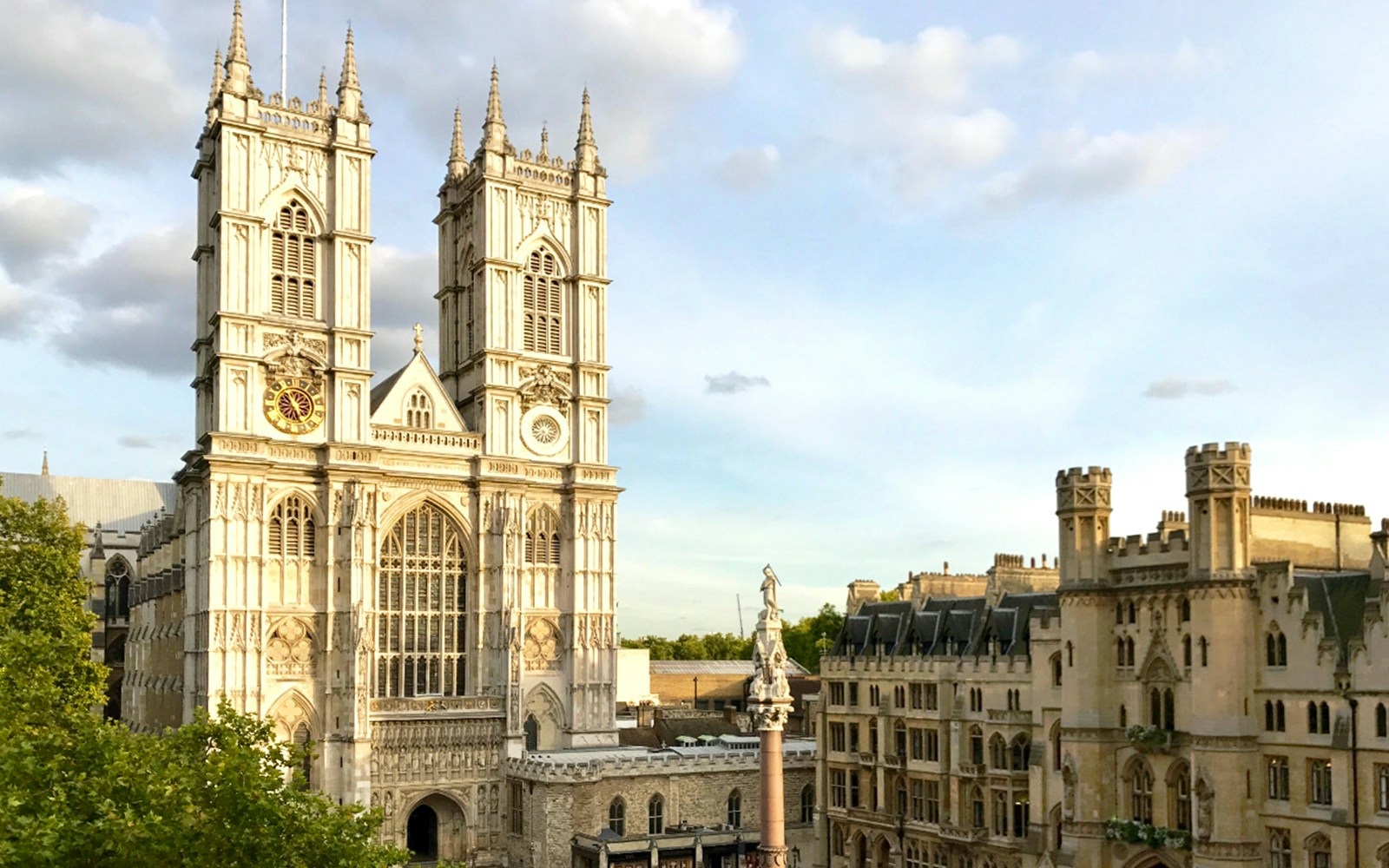 Exterior of the Westminster Abbey