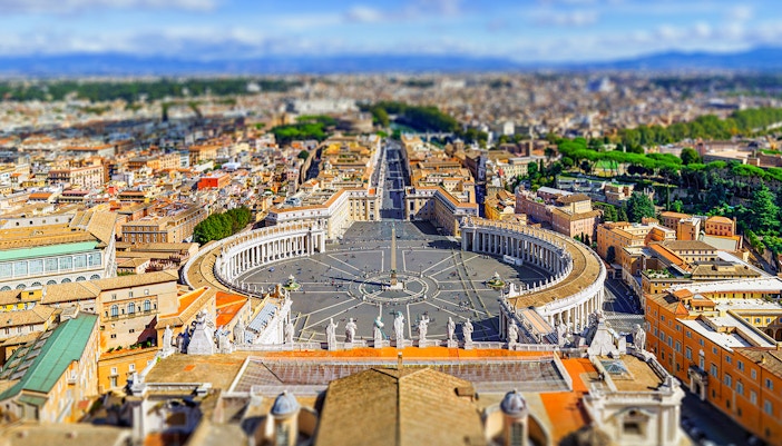 St. Peter's Basilica during Jubilee Pilgrimage 2025, Rome, Italy.