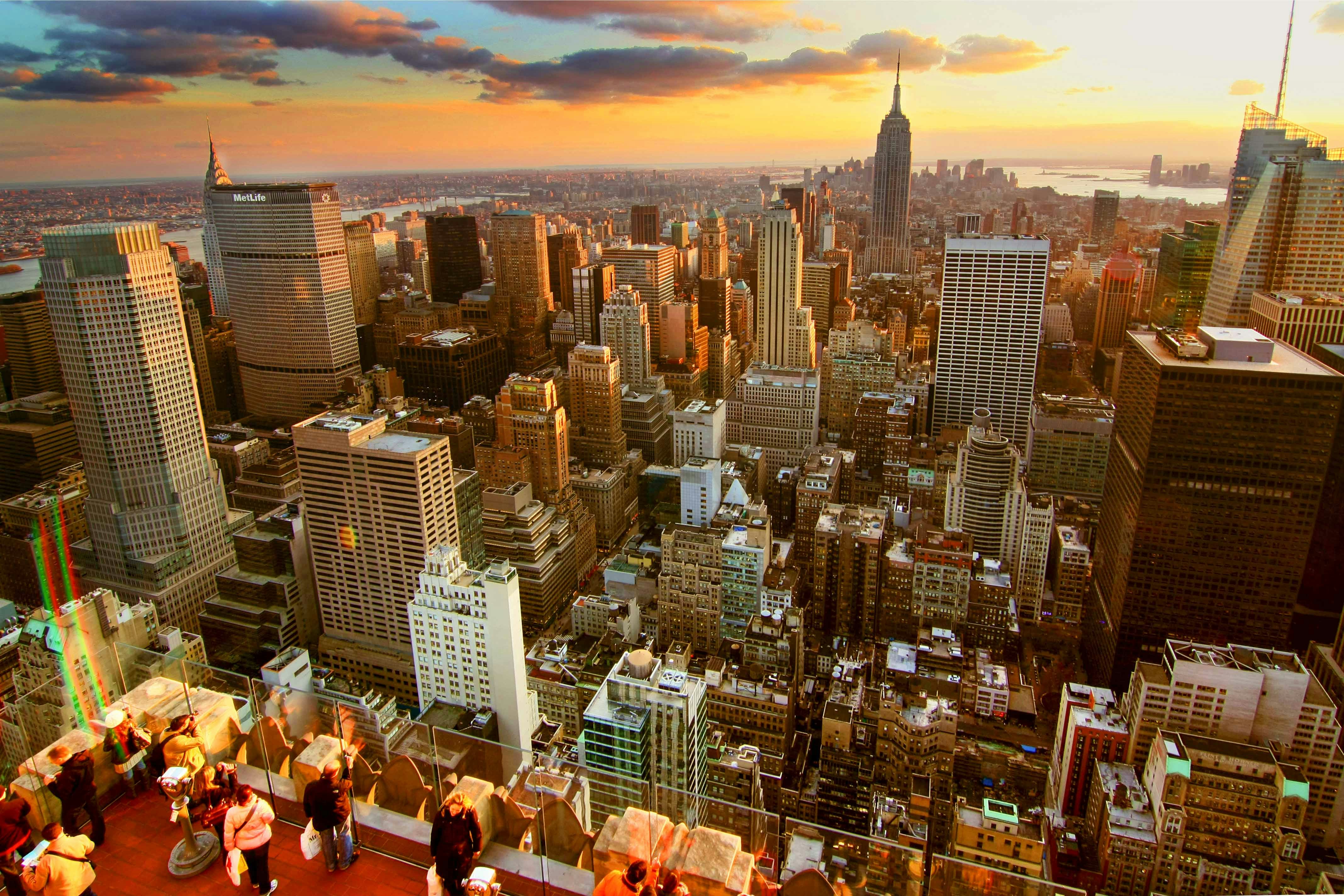 Top of the Rock at sunset