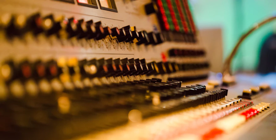 Soundboard at Historic RCA Studio B in Nashville.