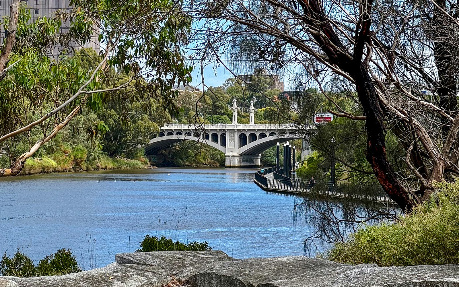 Herring Island, an island on the banks of Yarra River. Melbourne, Australia.