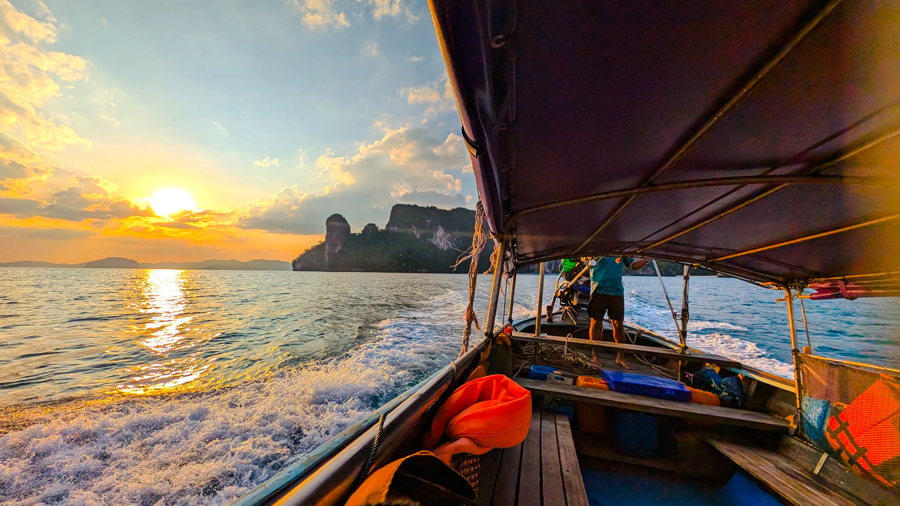 From Railay: Private Longtail Boat Island-Hopping Tour