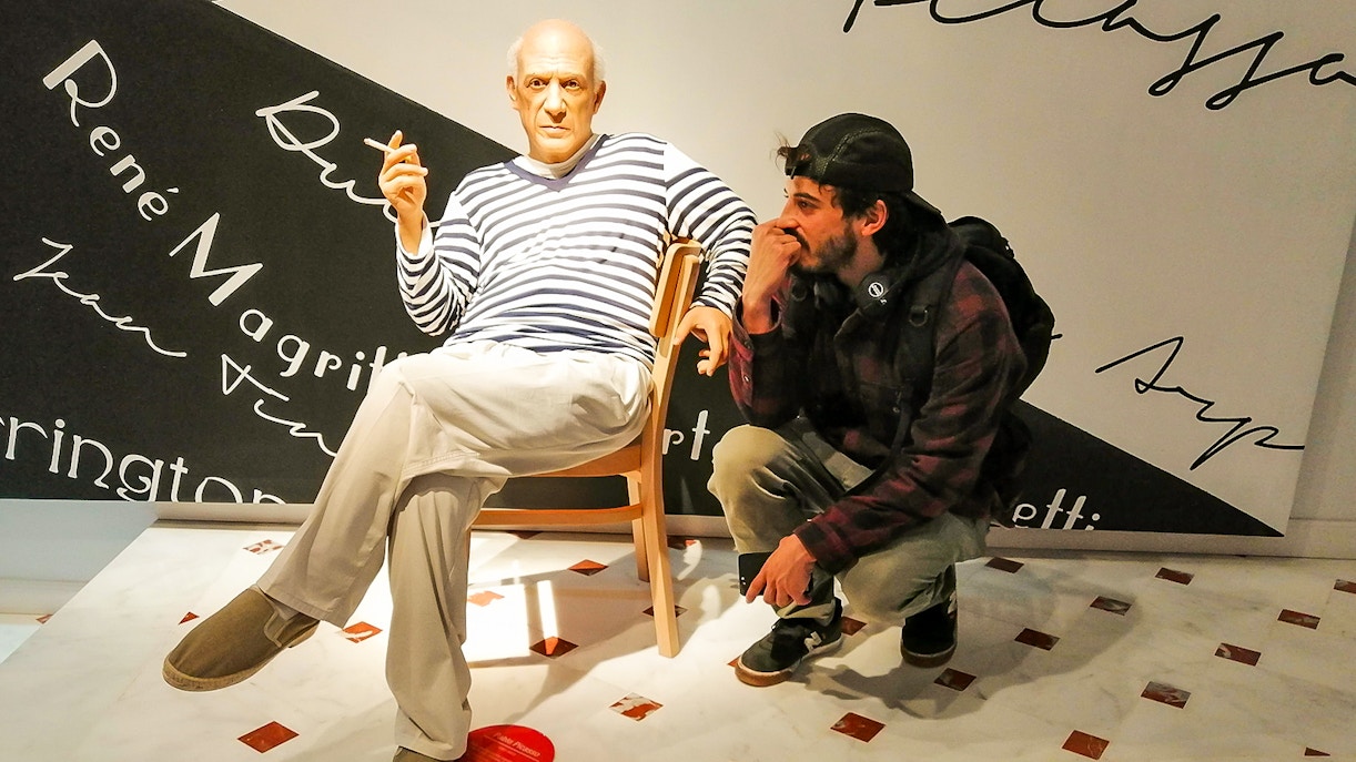 Plaça de Catalunya - wax museum