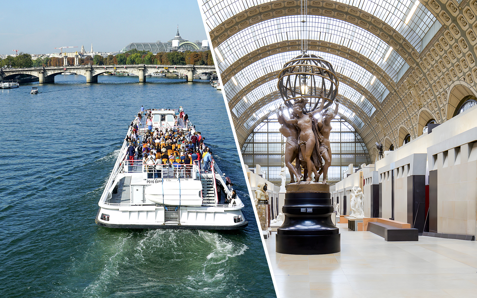 Combo (Save 5%): Seine River & Canal Saint-Martin Cruise + Orsay Museum Tickets