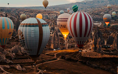 Kappadokien: Luftballongflygning vid soluppgången i Göreme med hotelltransfer