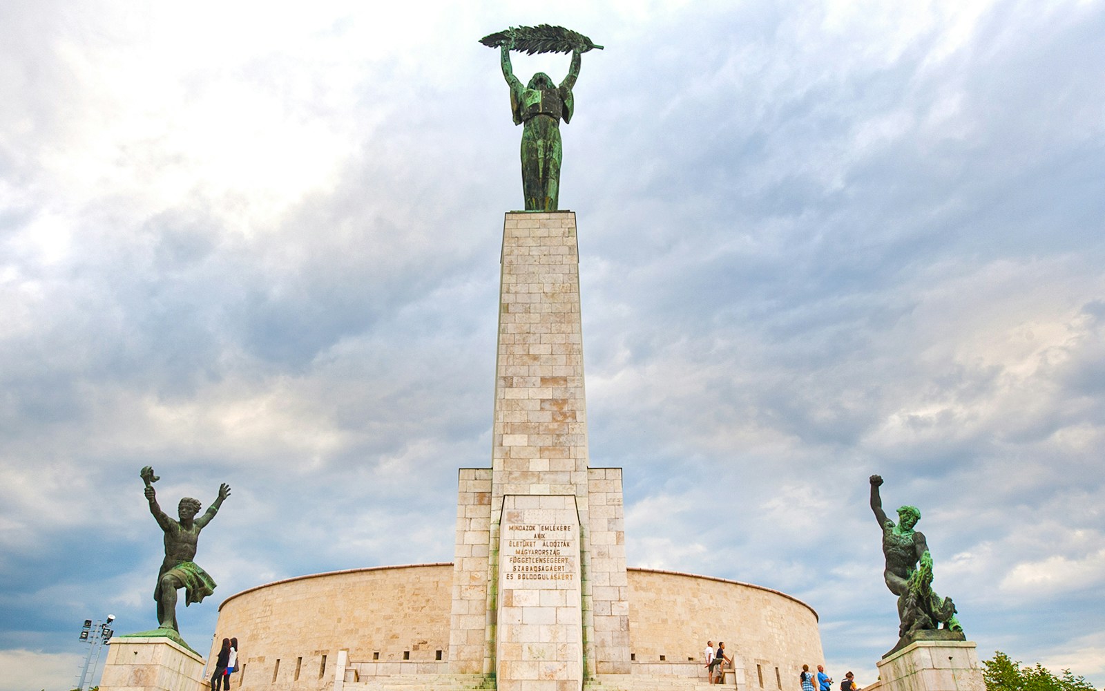 View of the Budapest Citadel during Sightseeing Cruise on the Danube