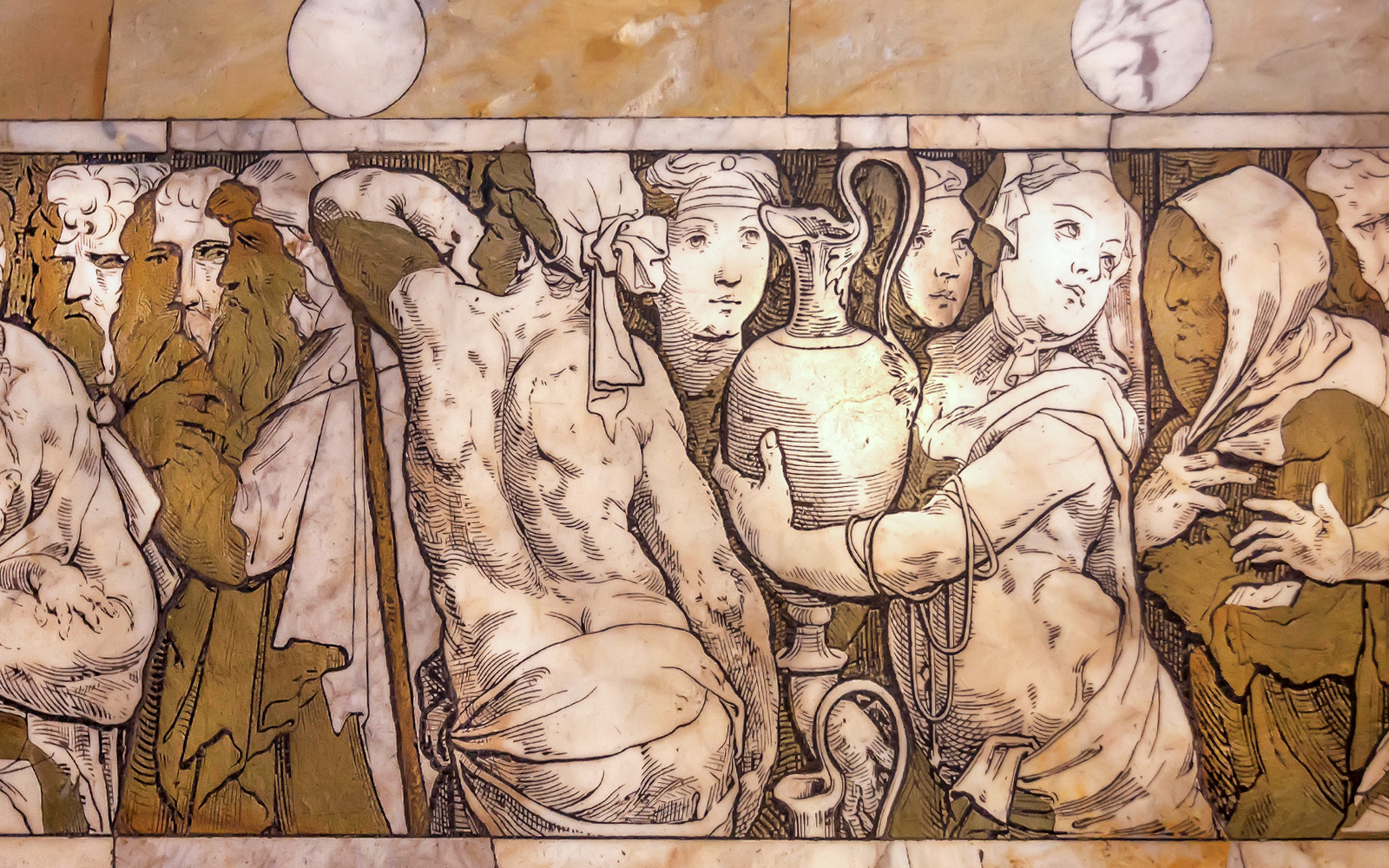 Siena Cathedral Art on Marble Floor