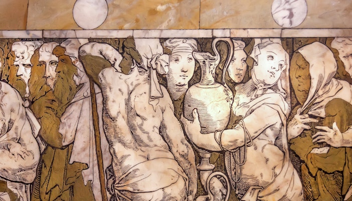 Siena Cathedral Art on Marble Floor