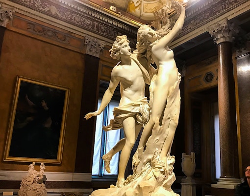 À ne pas manquer à la galerie Borghèse : Apollon et Daphné du Bernin
