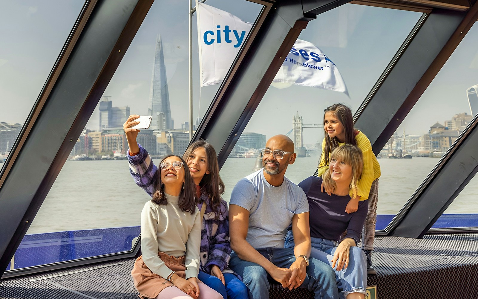 Guests on the Sightseeing boat