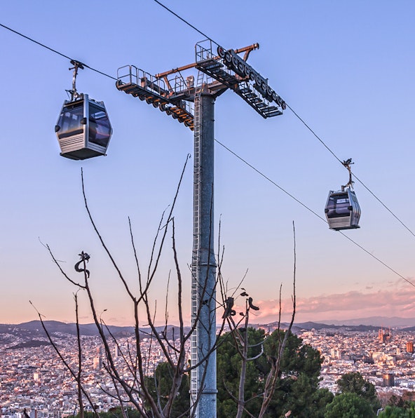 See Barcelona like never before with the Montjuïc Cable Car!