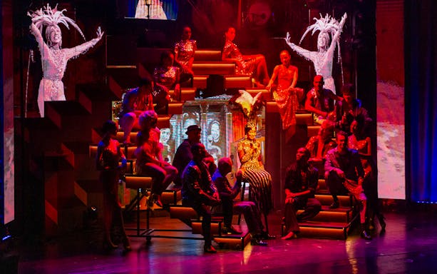 Vibrant stage performance of "A Tribute to JOSEPHINE – The Queen of Entertainment" evening show.