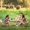 Lunch with elephants