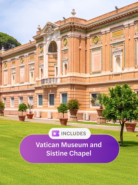 Panoramic view of the Vatican Museums' Pinacotheca art gallery in Rome.