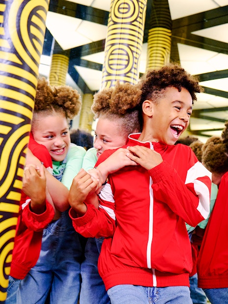 Guests enjoying mirror maze at Paradox Museum London.