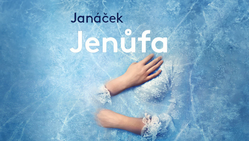 Hands on icy surface with floral lace, Junefa theme