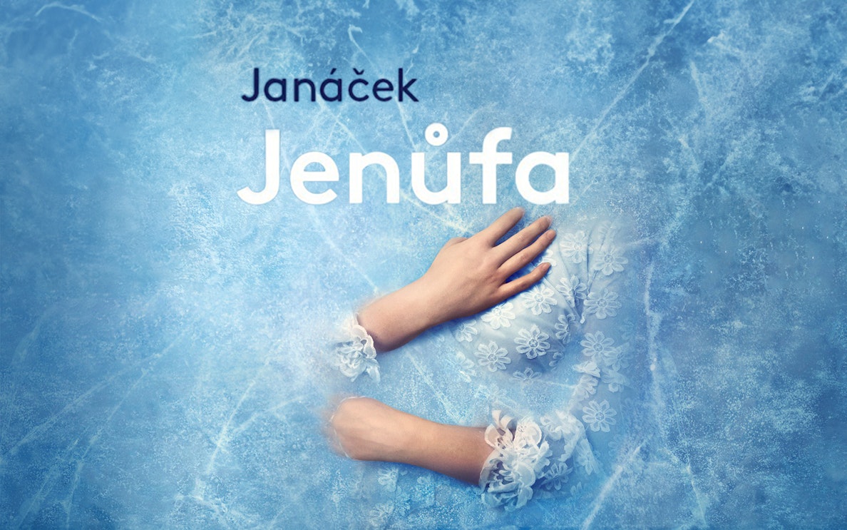 Hands on icy surface with floral lace, Junefa theme