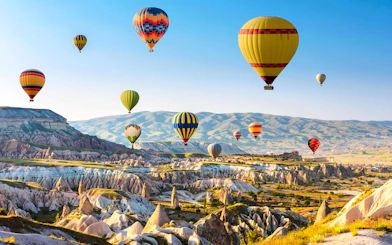 Cappadocia Ihlara Valley Sunrise Hot Air Balloon Flight with Hotel Transfers