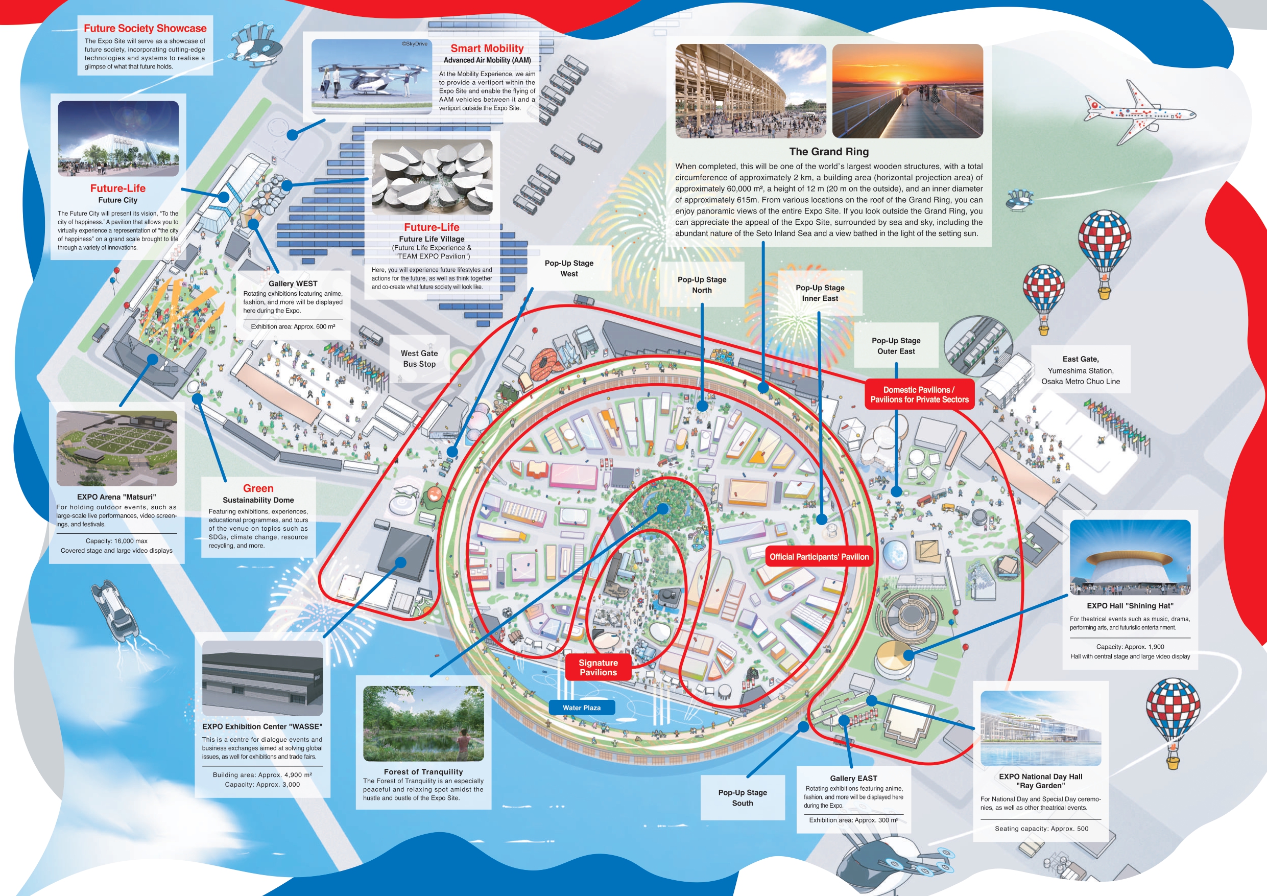 osaka expo map