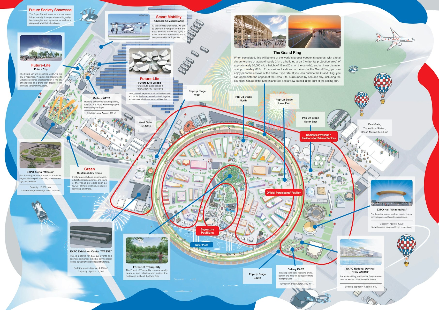 osaka expo map