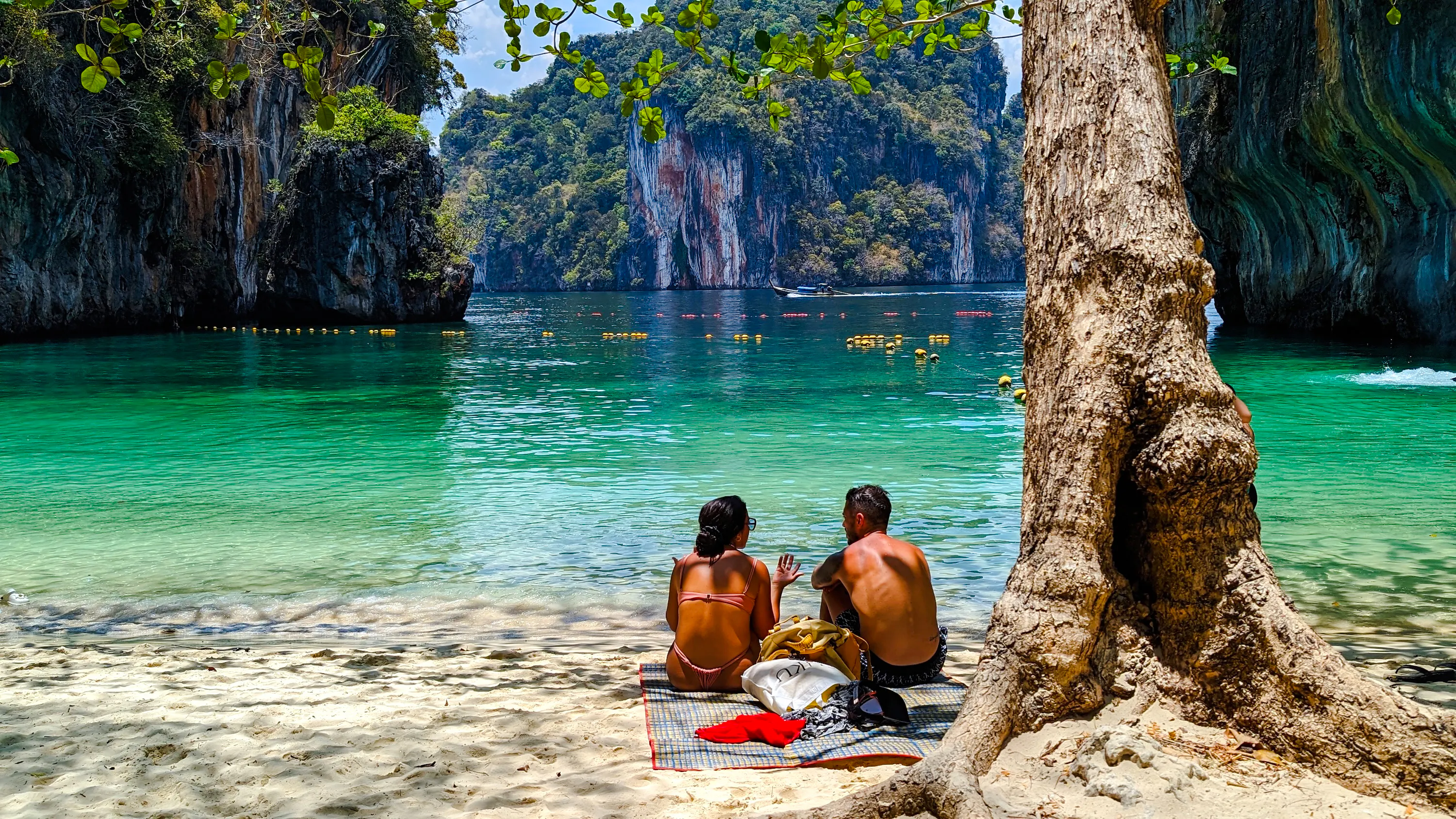 From Railay: Private Longtail Boat Island-Hopping Tour