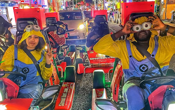 okinawa street-legal go-kart guided tour with costume rental and photos-4