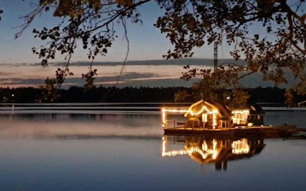helsinki: rustic finnish floating sauna cottage experience-3